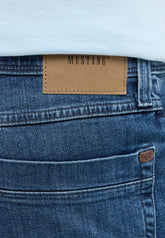 Męskie Spodnie Jeansowe Mustang Washington Straight Denim Blue 1015286 5000 883